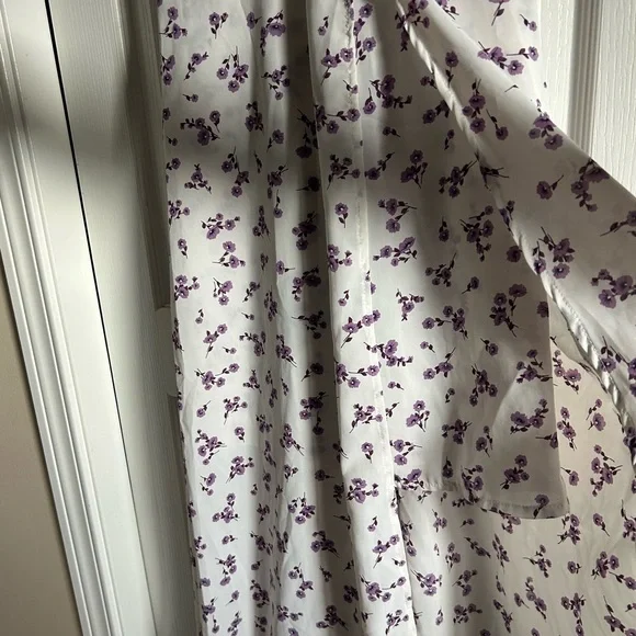 Floral Puff Sleeve Dress - Picture 3 of 4